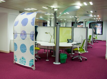 Zona de trabajo Coworking